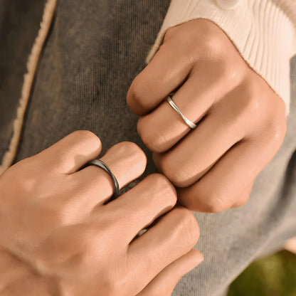 Love Promise Ring - Couples Ring Set