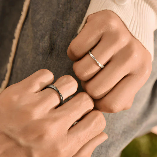 Love Promise Ring - Couples Ring Set