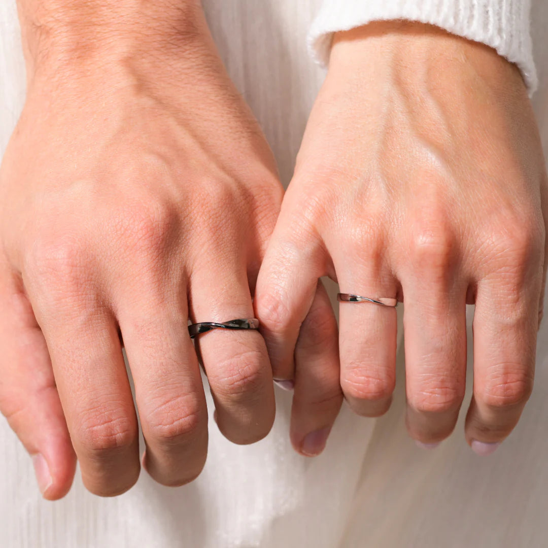 Love Promise Ring - Couples Ring Set