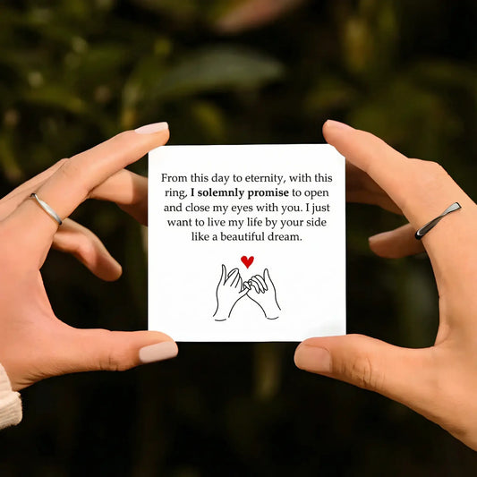 Love Promise Ring - Couples Ring Set